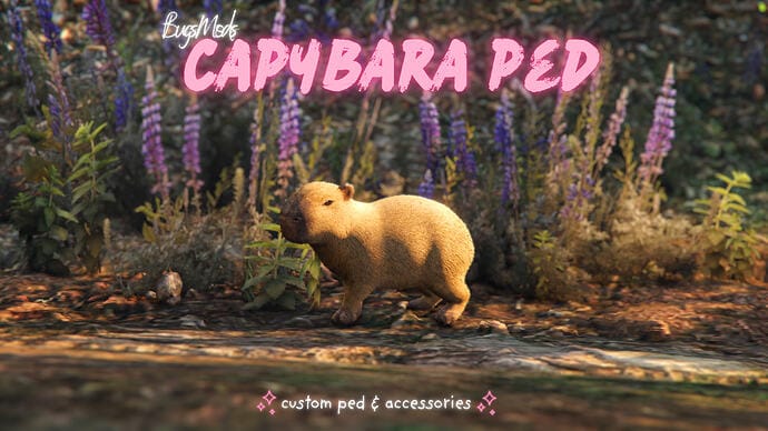 CAPYBARA PED (Civ & K9) — Free FiveM Download