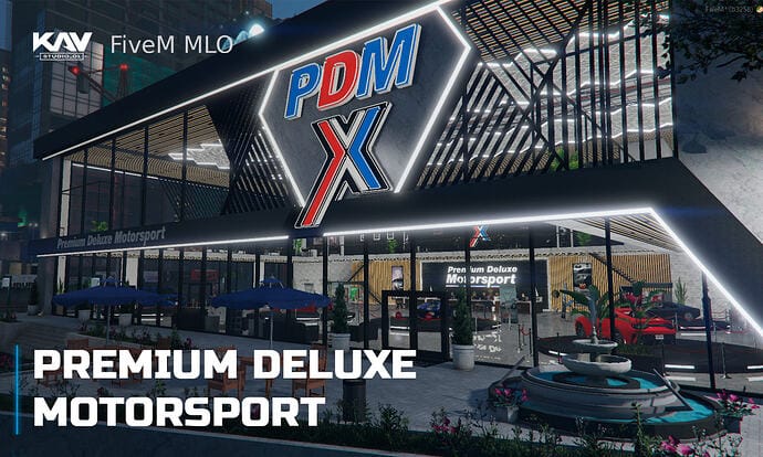 KAV Studio | PDM – Premium Deluxe Motorsport MLO — Free FiveM Download