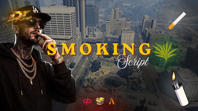 DOTINIT SMOKING SYSTEM | QBCORE/QBOX | FREE RELEASE | FIVEM — Free FiveM Download