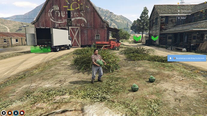 Advanced Fruit & Vegetables Cargo Job — Free FiveM Download