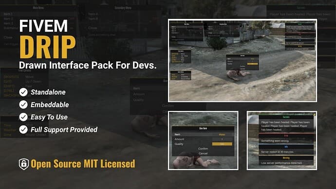 DRIP - Drawn Interface Pack