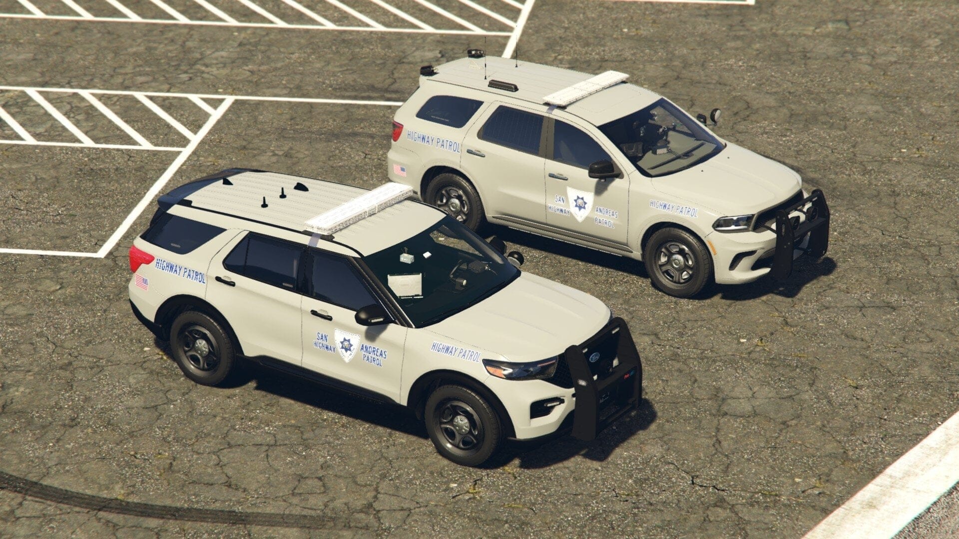 Rhode Island State Police Based Skins (San Andreas Highway Patrol SAHP) — Free FiveM Download